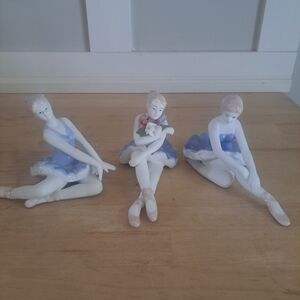 Kalique 2000 Fine Porcelain Ballerina Figurines – Set of 3